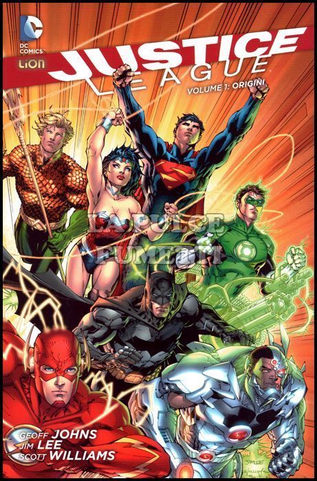 NEW 52 LIBRARY - JUSTICE LEAGUE #     1: ORIGINI